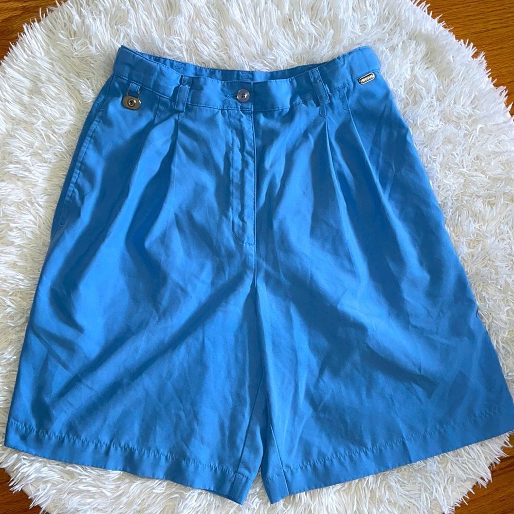 Liz Claiborne LIZGOLF Women’s Blue Pleated Bermuda Golf Shorts Size 4 - Picture 15 of 15